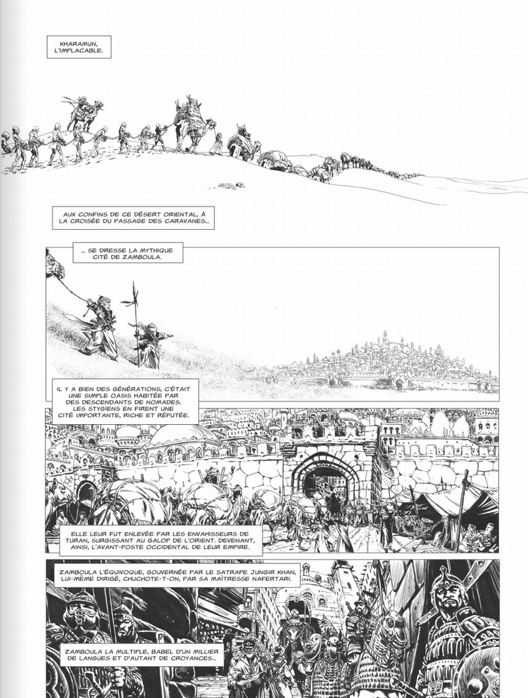 CONAN LE CIMMERIEN - LES MANGEURS D'HOMMES DE ZAMBOULA N&B - EDITION SPECIALE N&B_BDLiège