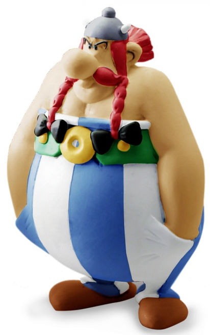 Figurine PVC Astérix - Obélix mains dans les poches