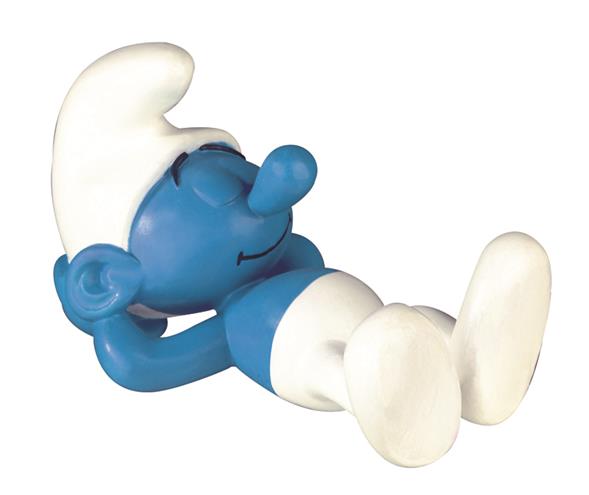 Figurine résine Les Schtroumpfs - Le schtroumpf allongé (Collectoys)