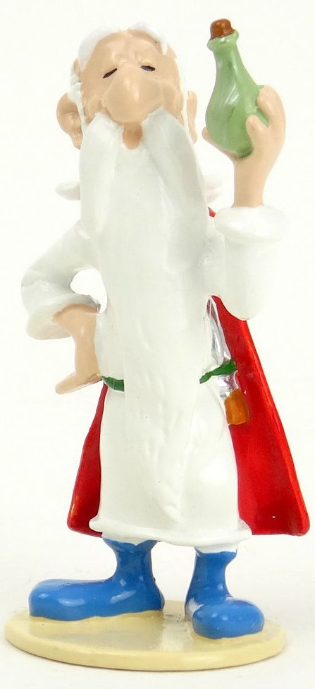 Figurine métal Astérix - Panoramix et la potion magique - Pixi Origine