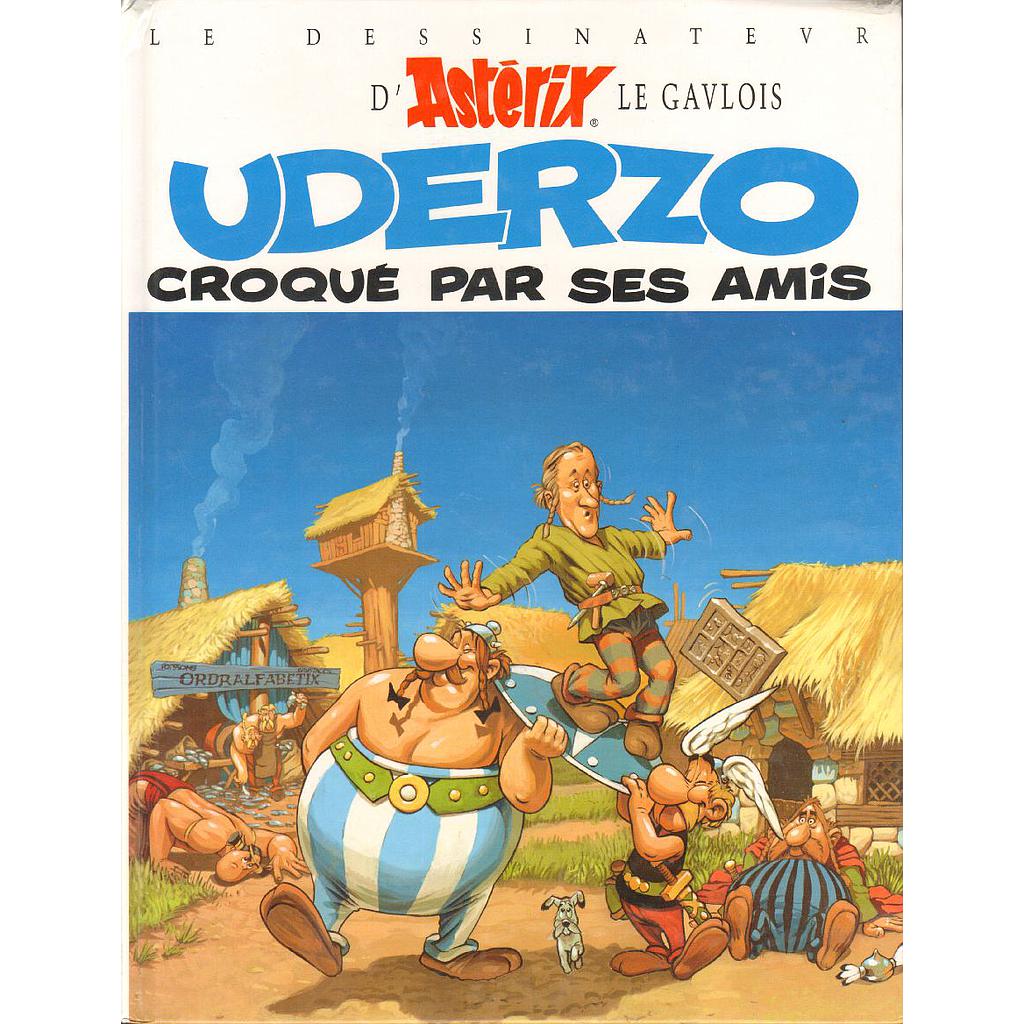 Uderzo croqué par ses amis