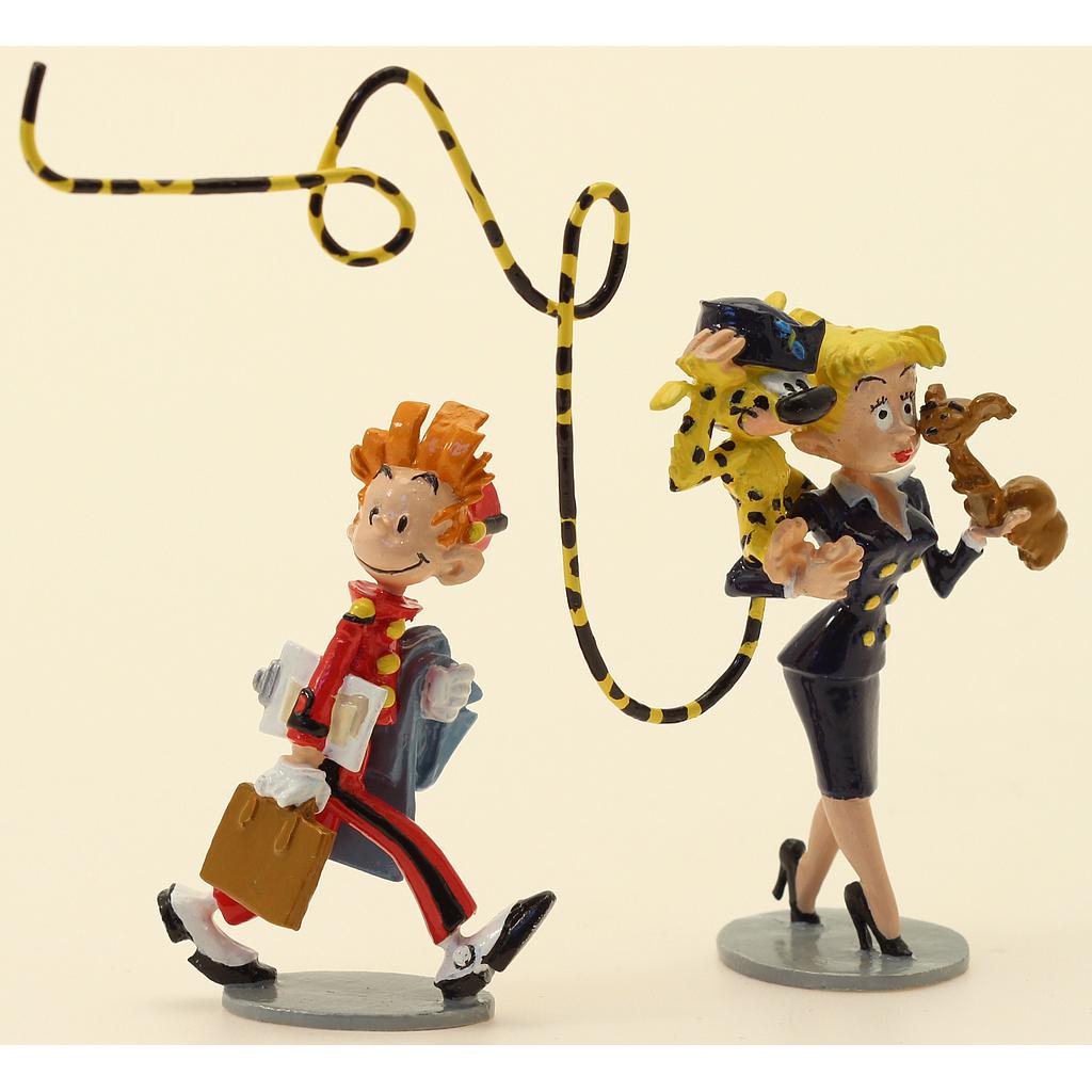 Figurine métal Spirou & Fantasio - Embarquement immédiat (Pixi)