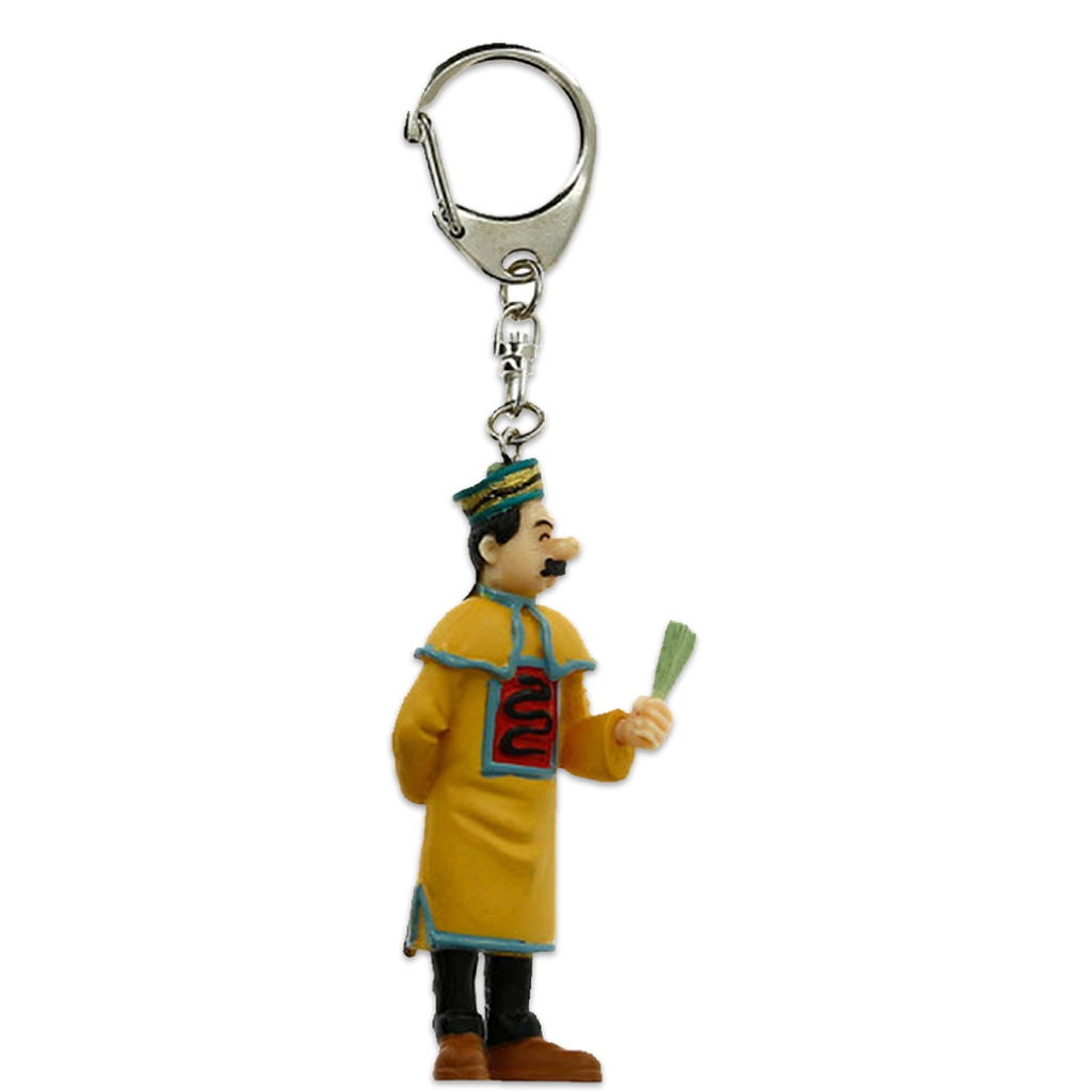 Tintin Porte-clé PVC – Dupond chinois éventail fermé (8 cm)