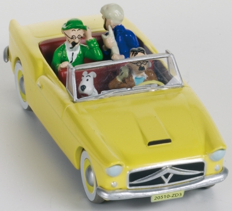 Voiture Tintin 1/43è #016 – La voiture bordure "L'affaire Tournesol" (1956)