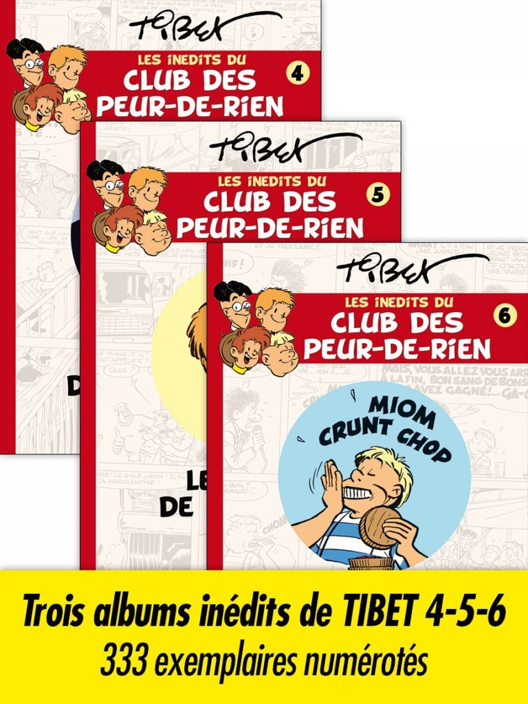 Les inédits du club des Peur-de-rien - Pack02 - T04 + T05 + T06