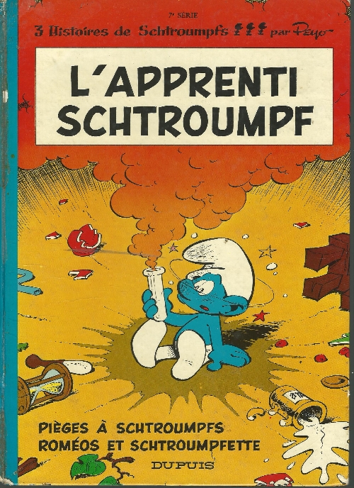 Les schtroumpfs - Rééd1973 T07 - L'apprenti schtroumpf