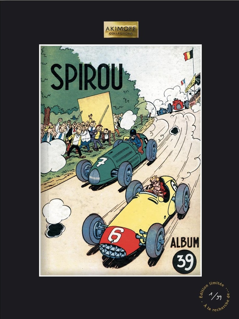 Sérigraphie Recueil Spirou par Franquin - Album Spirou 39 (1951)