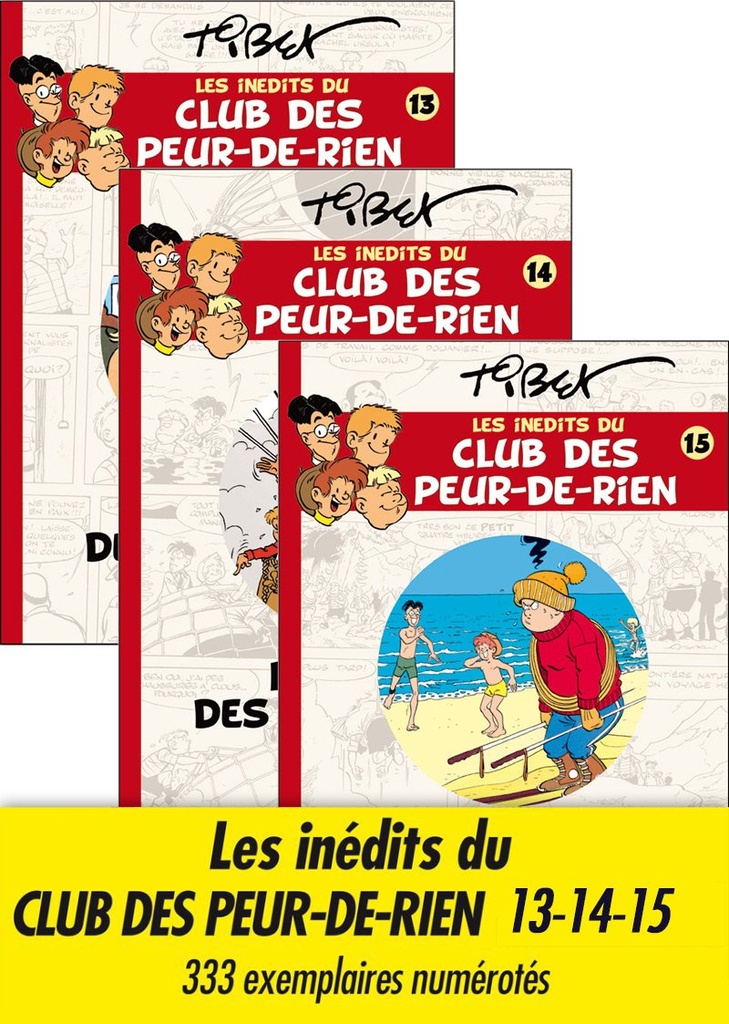 Les inédits du club des Peur-de-rien - Pack05 - T13 +T14 + T15