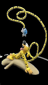 Figurine résine Colonne Marsupilami