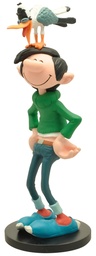 Figurine résine Gaston - Avec la mouette (Collectoys)