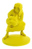 Figurine résine Tintin – Abdallah Jaune