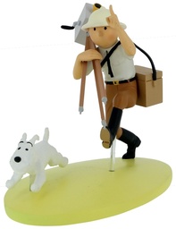 Tintin Figurine résine - T02 Au Congo N/B Colorisé - Tintin cinéaste HS01