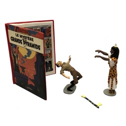 Figurine métal Blake & Mortimer Echappées bulles - Le mystère de la grande pyramide T02 (Pixi)