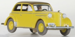 Voiture Tintin 1/43è #019 – L'Opel Olympia cabriolet Coach "Le sceptre d'Ottokar" (1947)