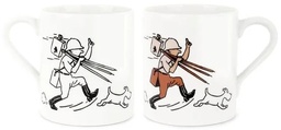 Mug Tintin - N/B Colorisé T02 - Tintin au Congo