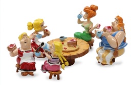 Figurine métal Astérix - Autour du thé (Pixi)