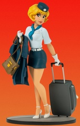 Figurine résine Natacha - Natacha avec sa valise (LMZ)