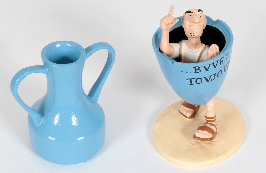 Figurine métal Astérix - Amphore bleue (Pixi)