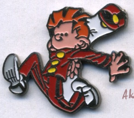 Pin's Spirou & fantasio - Spirou sautant 3