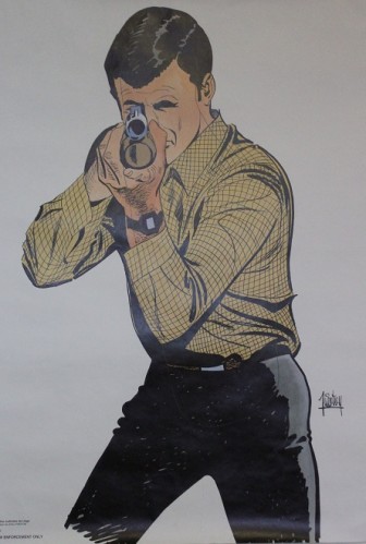 Poster - Cible PJ Liège - Piroton : Homme à la chemise brune quadrillée 1