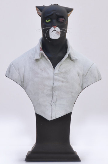 Figurine résine Blacksad - Buste John #3 "gueule cassée" (Attakus)