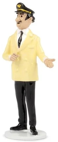Tintin figurine métal - Carte de voeux 1972 - Gino