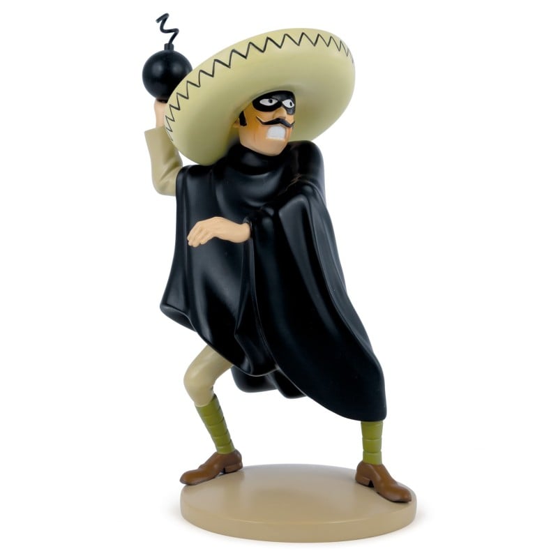 Figurine résine Tintin - #097 - Le caporal Diaz en terroriste maladroit