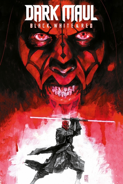 Star Wars - Dark Maul - Black, White & Red