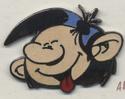 Gaston tête tirant la langue