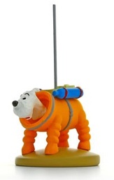 Figurine résine Tintin - #032 - Milou en scaphandre lunaire