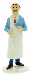 Tintin figurine métal - Carte de voeux 1972 - Boucher Sanzot