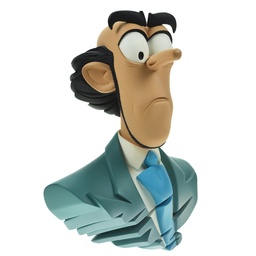 Figurine résine Spirou & Fantasio buste de Zorglub