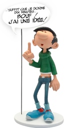 Figurine résine Gaston - Coll. Bulles - "Suffit que je dorme"