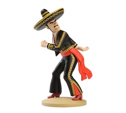 Tintin Figurine résine #010 - Anc. série - Alcazar lanceur de couteaux
