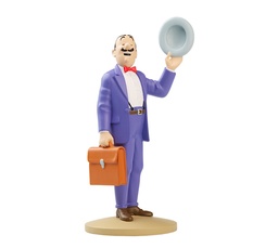 Tintin Figurine résine #011 - Anc série - Séraphin Lampion tire son chapeau