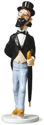 Tintin figurine métal - Carte de voeux 1972 - Philémon Siclone