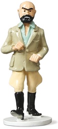 Tintin figurine métal - Carte de voeux 1972 - Docteur J.W. Müller