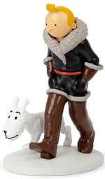 Figurine résine Tintin - T01 Au pays des Soviets N/B Colorisé - Tintin aviateur