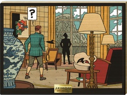 Tableau en bois Blake & Mortimer - T29 Huit heures à Berlin - Un décor somptueux