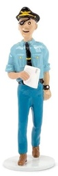 Tintin figurine métal - Carte de voeux 1972 - Piotr Szut