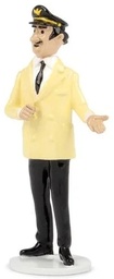 Tintin figurine métal - Carte de voeux 1972 - Gino