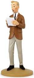 Figurine résine Tintin - #112 - Hergé journaliste