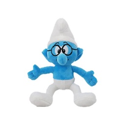Peluche 20cm Les Schtroumpfs - Le schtroumpf à lunettes