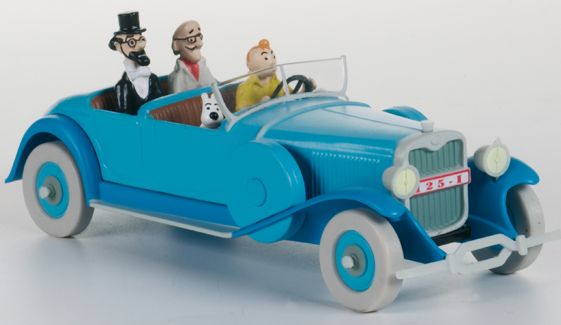 Voiture Tintin 1/43è #005 – La Lincoln Torpedo Grand Sport "Les cigares du Pharaon" (1955)