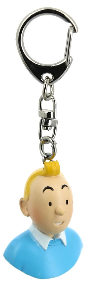 Tintin Porte-clé PVC – Buste Tintin