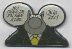 Pin’s Le Chat - Quand je n'ai rien à dire
