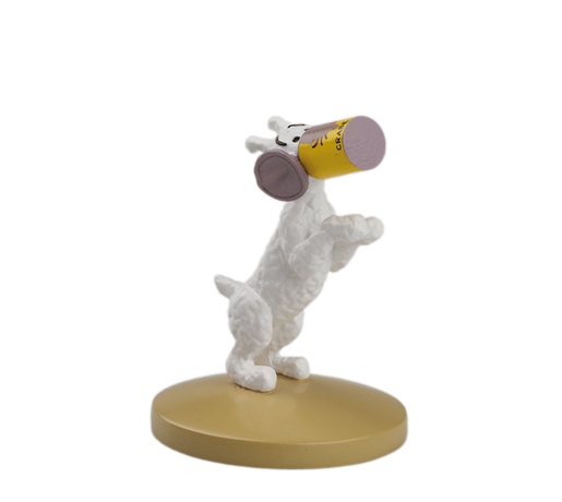 Tintin Figurine résine #019 - Anc série - Milou coincé dans la boîte de conserve