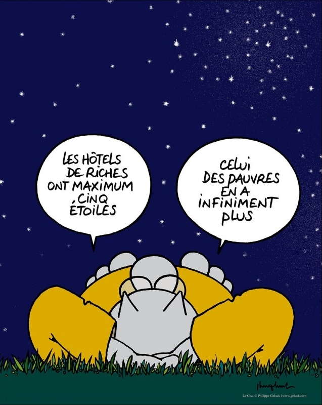 Geluck - Le chat HOTELS (Affiche 50X40 sous tube)