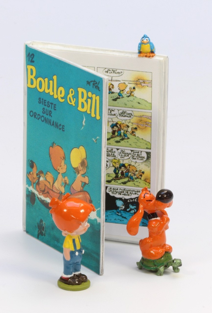 Figurine métal - Boule & Bill - Echappée bulle (Pixi)