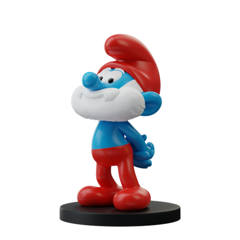 Figurine résine Les Schtroumpfs - Blue Resin - Le Grand Schtroumpf